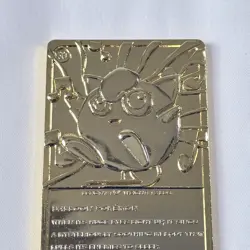 Vintage Pokemon 1999 JIGGLYPUFF Burger King Promo 23k Gold Plated Trading Card - Image 5