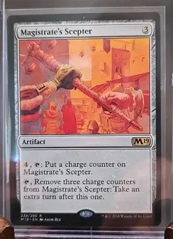 Magistrate's Scepter Core Set 2019 MTG Regular Lightly Played - Image 3
