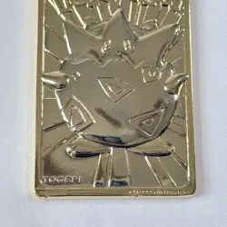 Vintage Pokemon 1999 TOGEPI Burger King Promo 23k Gold Plated Trading Card - Image 4