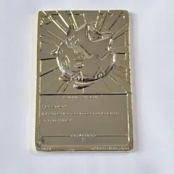 Vintage Pokemon 1999 TOGEPI Burger King Promo 23k Gold Plated Trading Card - Image 5