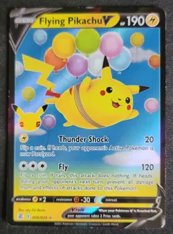 Flying Pikachu V 006/025 Pokemon TCG SWSH: Celebrations MP - Image 1