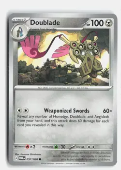 Doublade 057/088 Perfect Order Common Pokemon NM - Image 1