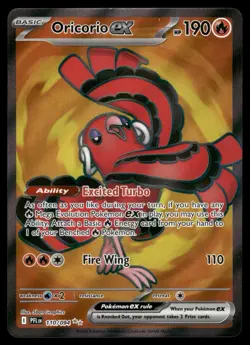 POKEMON ORICORIO EX PHANTASMAL FLAMES 110/094 HOLO ULTRA RARE NM/M - Image 1
