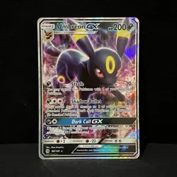 The Pokemon Company Umbreon GX GX Full Art Holo Ultra Rare 80/149 200HP - Image 1