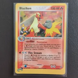 Pokemon TCG Blaziken 3/109 Ruby and Sapphire Holo Rare - Image 1