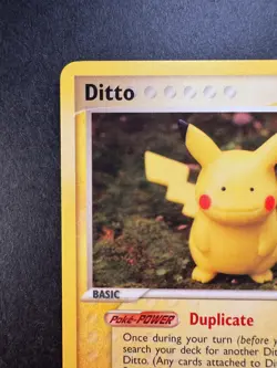 2005 Pokemon Ditto (Pikachu) 39/113 Delta Species Non-Holo Regular - Image 2