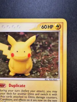 2005 Pokemon Ditto (Pikachu) 39/113 Delta Species Non-Holo Regular - Image 3