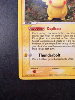 2005 Pokemon Ditto (Pikachu) 39/113 Delta Species Non-Holo Regular - Image 4