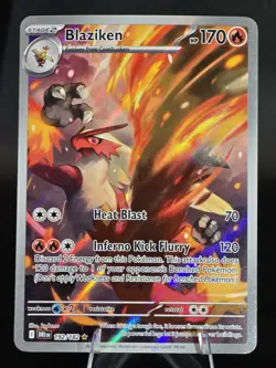 Blaziken 192/182 Illustration Rare Full Art SV10: Destined Rivals Pokemon TCG - Image 1