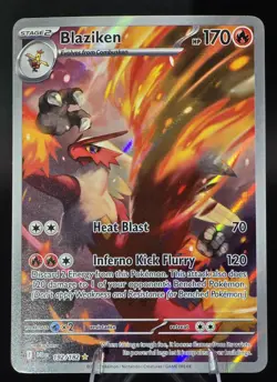 Blaziken 192/182 Illustration Rare Full Art SV10: Destined Rivals Pokemon TCG - Image 2