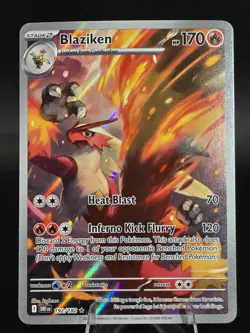 Blaziken 192/182 Illustration Rare Full Art SV10: Destined Rivals Pokemon TCG - Image 4