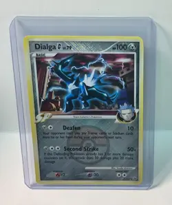 Dialga G 7/127 Platinum Crosshatch Pokemon League Promo Card - Image 1