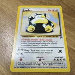 Snorlax 30/130 Rare Base Set 2 Pokemon Near Mint - Image 2