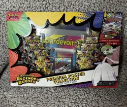 Pokemon Ascended Heroes Premium Poster Collection Mega Gardevoir Ex Box Sealed - Image 1