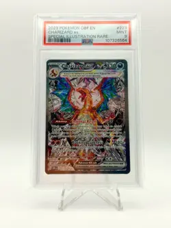 2023 POKEMON OBSIDIAN FLAMES SIR CHARIZARD EX 223/197 PSA 9 - Image 1