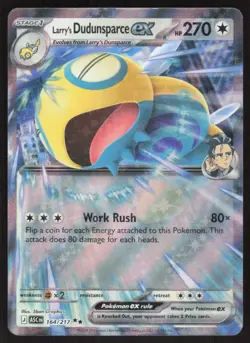 Larry's Dudunsparce ex 164/217 Double Rare Ascended Heroes Pokemon Near Mint - Image 1