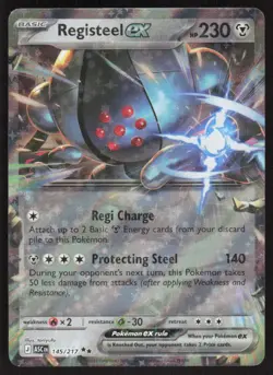Registeel ex 145/217 Double Rare Ascended Heroes Pokemon Near Mint - Image 1