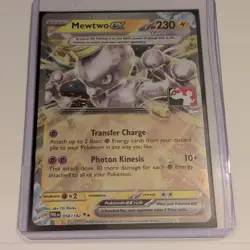 The Pokemon Company Mewtwo ex 058/182 Prize Pack Series Holo Double Rare - Image 1