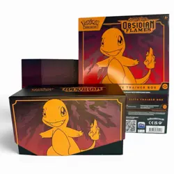 Pokemon TCG Obsidian Flames Elite Trainer Box Charmander English 2023 Booster - Image 1