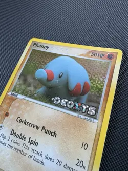 Pokemon TCG Phanpy Ex Deoxys Reverse Holo Stamped 69/106 MP - Image 2