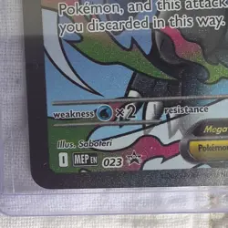 Pokemon TCG Mega Charizard X EX 023 Mega Evolution Promo Holo English HP 360 - Image 5