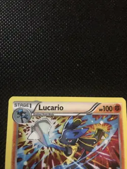 Lucario - XY140 - Holo Rare Promo POKEMON XY PROMOS MP - Image 3