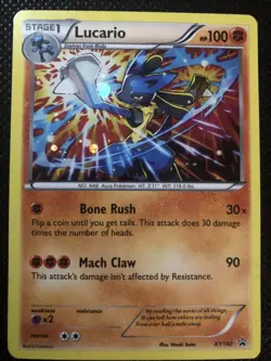 Lucario - XY140 - Holo Rare Promo POKEMON XY PROMOS MP - Image 4