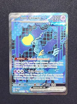 Iron Crown ex - Pokemon Holo SIR Prismatic Evolutions 158/131 NM - Image 2