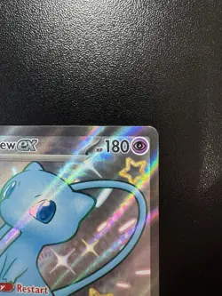 2024 Pokemon Paldean Fates Mew ex Special Illustration Rare #216/091 - Image 4