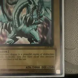 Konami Yu-Gi-Oh! Blue-Eyes White Dragon LOB-EN001 Ultra Rare Holo Unlimited - Image 2