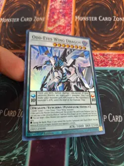 Yugioh Odd-Eyes Wing Dragon DIFO-EN098 Super Rare 1st Edition Near Mint - Image 2