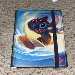 Disney Lorcana TCG Stitch Lorebook Card Portfolio Binder - Image 1