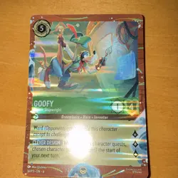 Disney Lorcana Goofy Expert Shipwright 14/P3 Foil Promo Uncommon English - Image 1