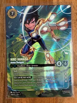 Lorcana - Hiro Hamada Armour Designer 24B/P2 Set Championship Enchanted Promo - Image 1