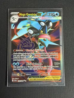 Pokemon TCG Chaos Rising Ultra Rare Full Art Mega Greninja EX 100/086 NM - Image 3