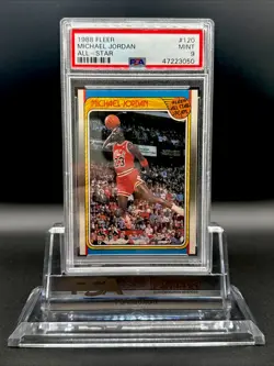 1988 FLEER ALL-STAR #120 MICHAEL JORDAN PSA 9 🔥 ICON - Image 1