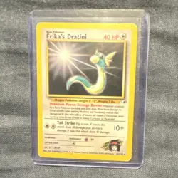 Erika’s Dratini 42/132 Gym Heroes Unlimited 40 HP English 2000 WOTC - Image 1