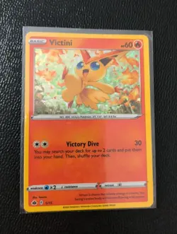 Victini 5/15 2022 Mcdonald's Promo Holo Rare Pokemon Card Pokemon TCG Near Mint - Image 1