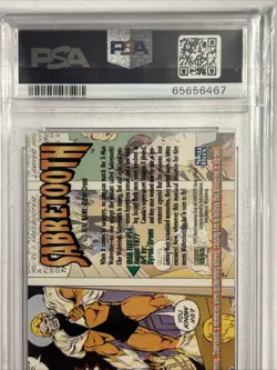 1993 MARVEL MASTERPIECES #28 SABRETOOTH PSA 10 - Image 5