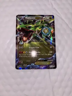 Pokemon TCG Rayquaza EX XY73 Promo Holo 180 HP Dragon Claw Strike English - Image 3