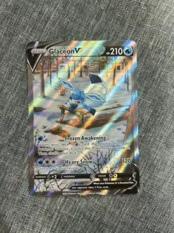 Glaceon V (Alternate Full Art) 175/203 Swsh07: Evolving Skies Holo - Image 1