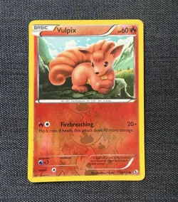 Pokemon TCG Vulpix Legendary Treasures 20/113 Reverse Holo - Image 1