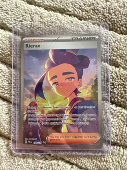 Pokemon TCG Kieran SIR Prismatic Evolutions 174/131 Special Illustration Rare - Image 1