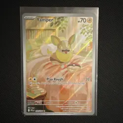 Yamper 099/094 Me02: Phantasmal Flames Illustration Rare Holo 70 HP Pokemon TCG - Image 1