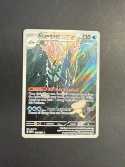 Clawitzer 141/132 Pokemon TCG Card Mega Evolution Illustration Rare - In Hand - Image 1