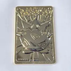 Vintage Pokemon 1999 TOGEPI Burger King Promo 23k Gold Plated Trading Card - Image 2