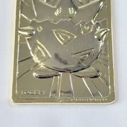Vintage Pokemon 1999 TOGEPI Burger King Promo 23k Gold Plated Trading Card - Image 4