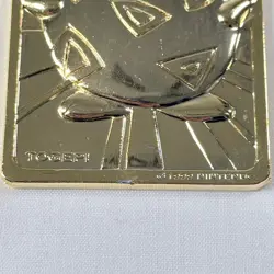Vintage Pokemon 1999 TOGEPI Burger King Promo 23k Gold Plated Trading Card - Image 5