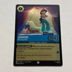 Jasmine 155/204 Disney Lorcana Fabled Common Cold Foil Card NM - Image 1