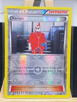 110/119 Xerosic Reverse Holo Phantom Forces XY Pokemon Card Fresh Pull - Image 1